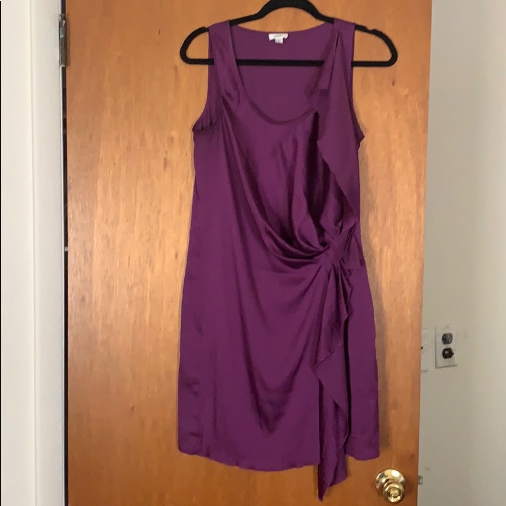 Tommy Hilfiger purple satin dress